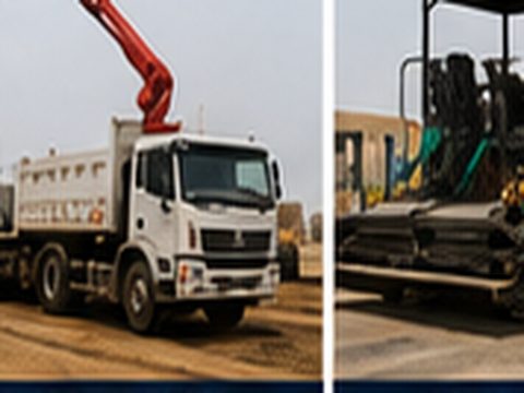 Concrete pump truck